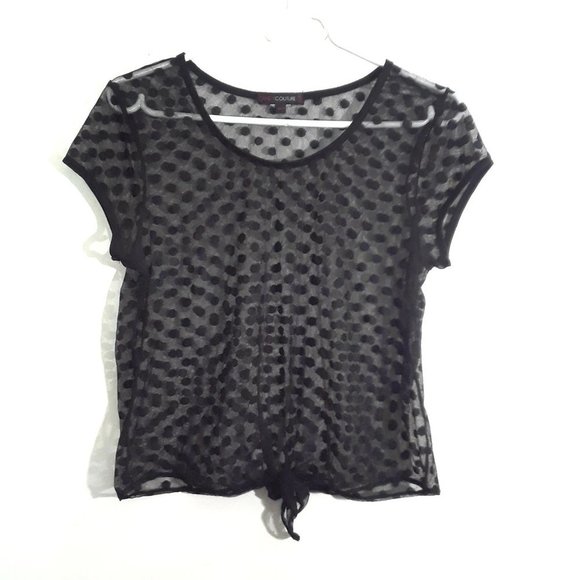 Candy Couture Size Medium Sheer T Shirt - Picture 1 of 4
